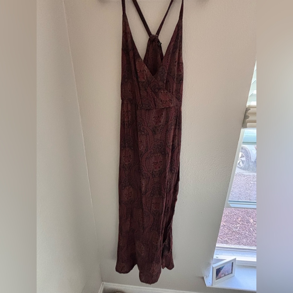 Volcom Dark Brown Maxi Dress